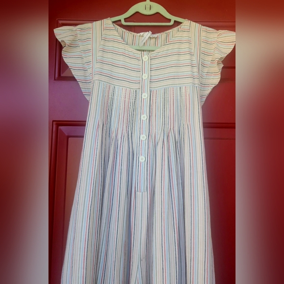 A Piece Apart Oaxaca Multicolor Stripe and Cream Jumpsuit Size 4 with flaws - Picture 6 of 13